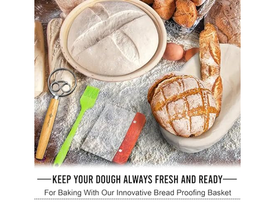 Baking Ingredients Gift Basket Proving Baskets For Bread Wicker Proofing