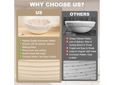 Banneton Accessories Bread Baking Supplies Sets Cloth Liner Covers