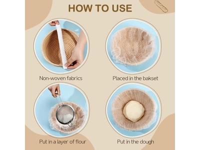 Banneton Proofing Basket Large Oval Baskets 9Inch Plain Bannetons Package