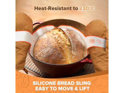 Banneton Proofing Basket Large Oval Bread 25Cm 10 Inch Round Premium Fermetation