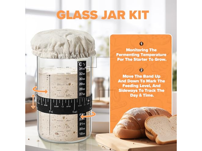 Banneton Proofing Basket Large Oval Bread 25Cm 10 Inch Round Premium Fermetation