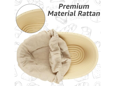 Banneton Purpose Organic Bannetons Bakery Oblong Target Boule Metal Cheap Clay