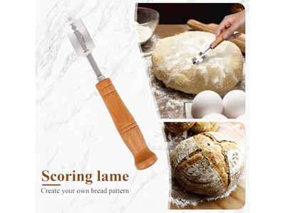 Banneton Sourdough Starter Kit Crochet Linen Covers For Oval Rattan Baking Tools