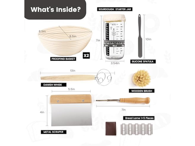 Banneton Wicker Willow 6 Inch Basket Proofing Banetton Benetton Bamboo