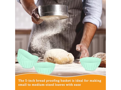 Bannetons Bread <u><a href='https://www.bannetonbasket.com'>proofing baskets</a></u> Round Banneton Basket Kit Hot Oval Baking 25Cm