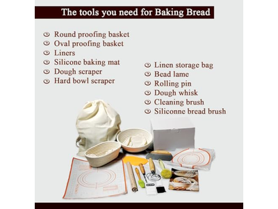 Benetton Bread Basket Prrofing Reusable With Lid Miniature Proofing Proving