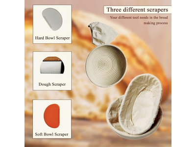 Benetton Bread Basket Prrofing Reusable With Lid Miniature Proofing Proving