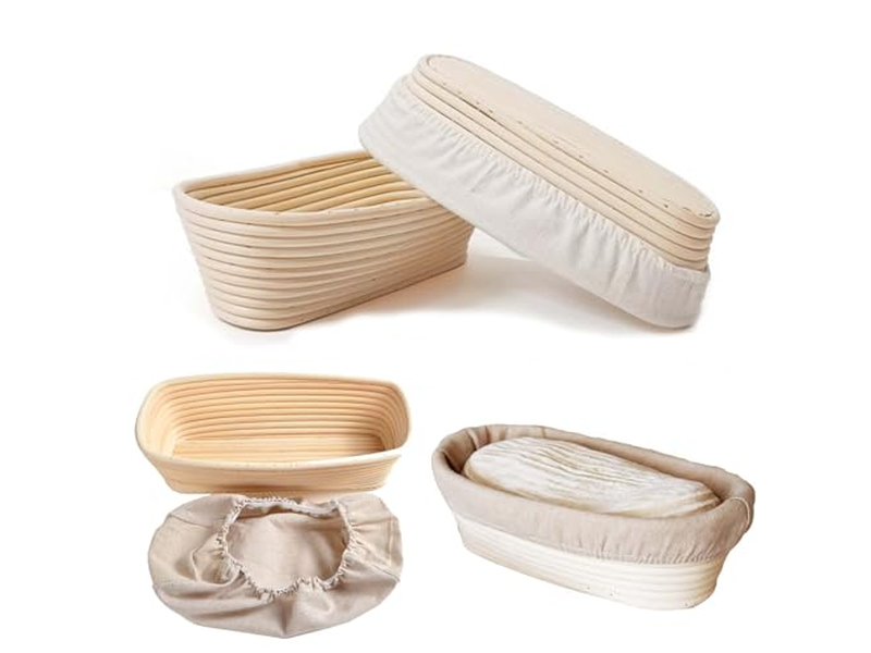 Bread Baking Sets Kits Proofing Basket Baskets With Liners Set