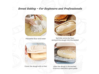 Bread Lame Scraper Banneton Set 12 Inch Oval Stainless With Bakers 11Cm Diy Use