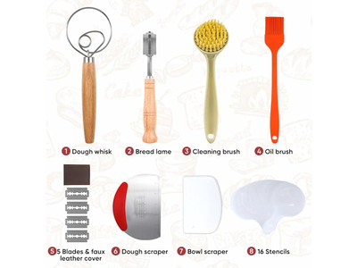 Bread Proofing Basket Round And Oval Proving 2 Packs 9 Inch Baking Plastic