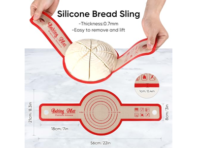 Bread Proofing Basket Round And Oval Proving 2 Packs 9 Inch Baking Plastic