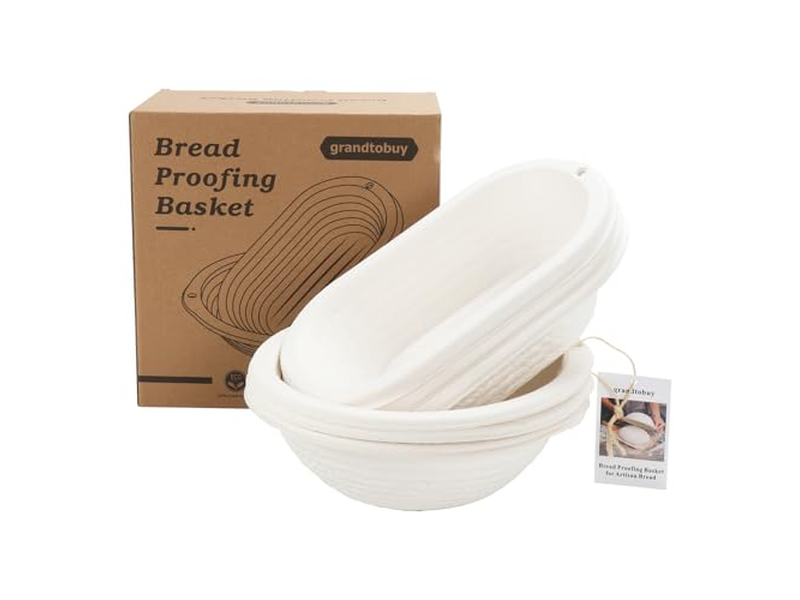 Bread Sourdough Tray Cane Proofing Basket Serving Pans Proof Bowl 9 Inch Wicker