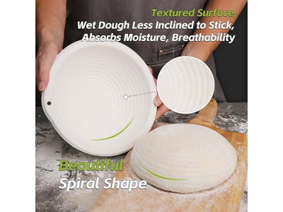 Bread Sourdough Tray Cane Proofing Basket Serving Pans Proof Bowl 9 Inch Wicker