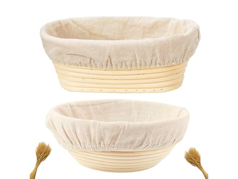 China Manufacturer Banneton Bread Proof Basket Dough Scraper Bamboo