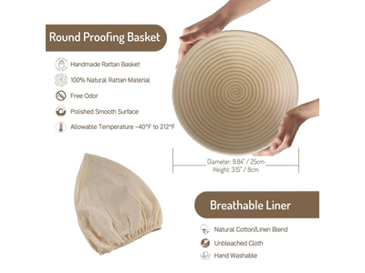 Fast Food Basket Hamburger Bread Proof 11Inch Dough Proofing Cover