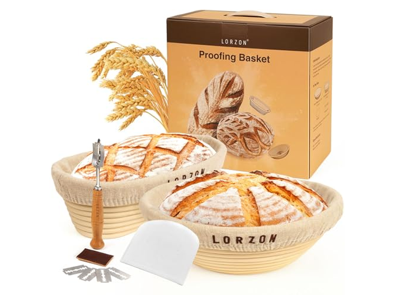 Oval Sour<u><a href='https://www.bannetonbasket.com'>dough proofing basket</a></u>s Bread Baking Bread Making Kit