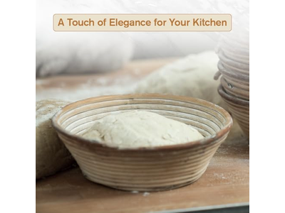 8 9 10 Inch Banneton <u><a href='https://www.bannetonbasket.com'>proofing baskets</a></u> Rattan Round And Oval