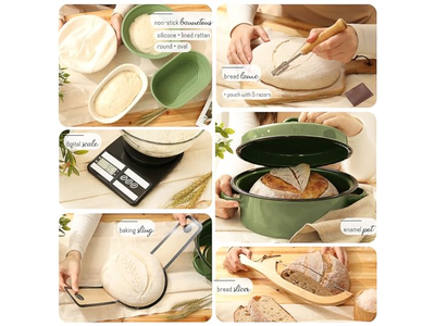 9-Inch Bread Fermentation Basket European Mold Sour Dough Baskets