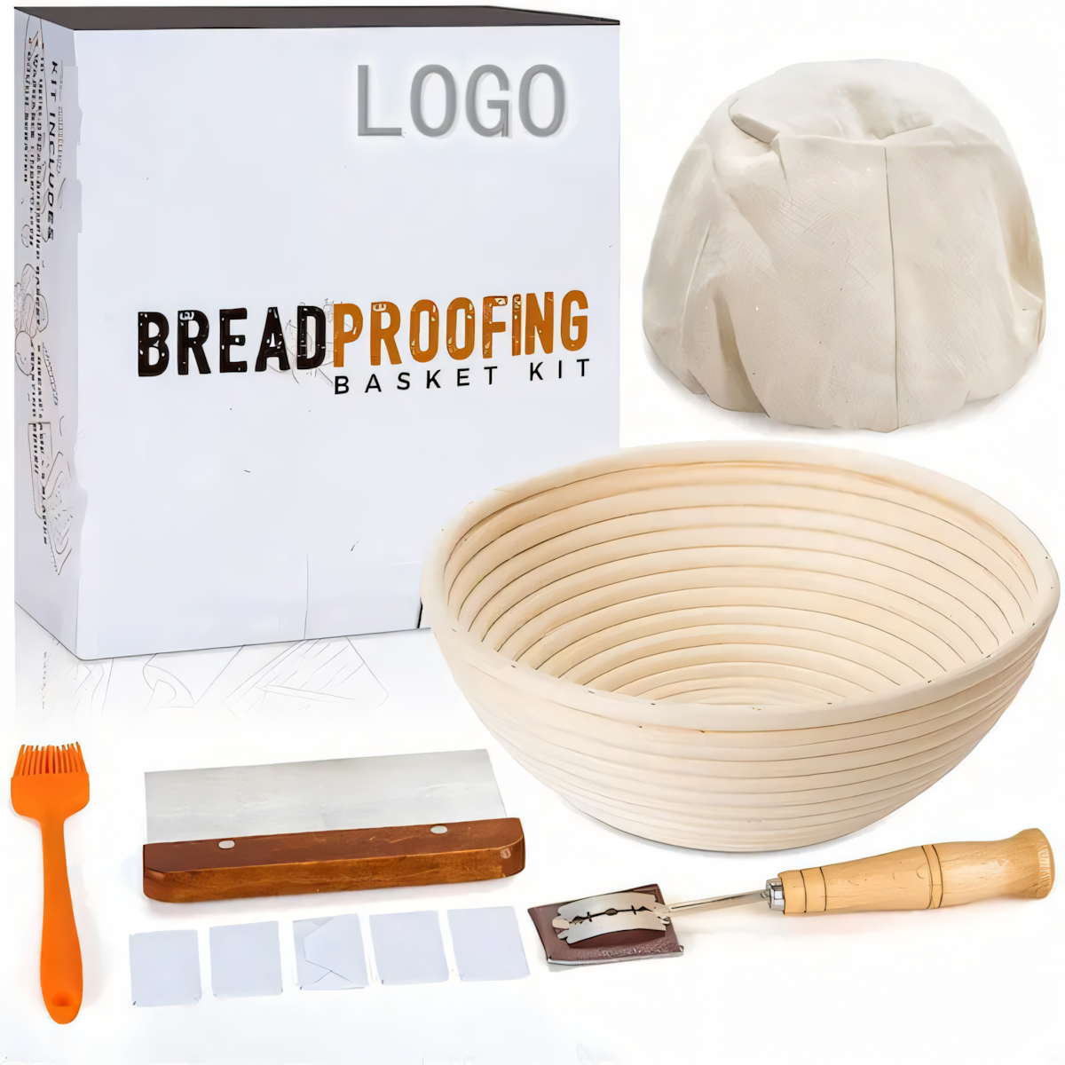 proofing Basket with custom logo