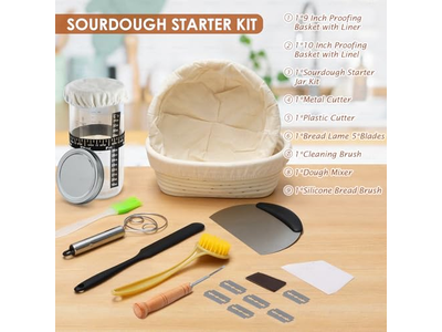 Baker'S Bread Baskets Air Fryer Liner Baking Tray Basket 9 Inch Wicker