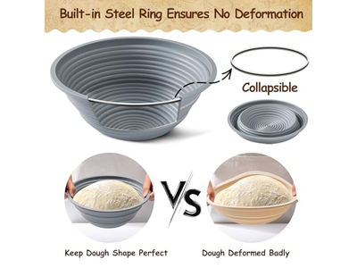 Bakers Proving Baskets Cotton Linen Bread Basket Fabric Pattern Baking Artisan