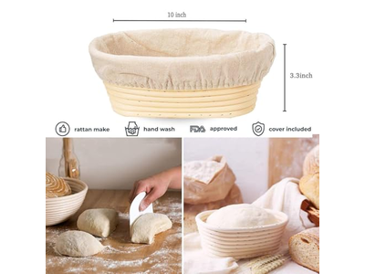 Baking Bread With A Banneton 10 Inch Oval Bannetons Shaping Sourdough