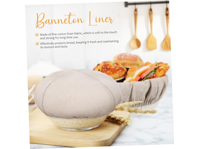 Baking Supplies Dough Bread Making Utensils Basket With Lid Set Of 2