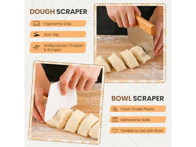 Banneton <u><a href='https://www.bannetonbasket.com'>bread proofing basket</a></u> Set of 2