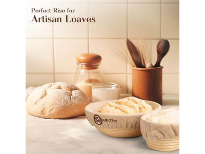 Banneton Kit Pack Mini Oval 250G 750G Best Liner Round Lined Willow Rattan