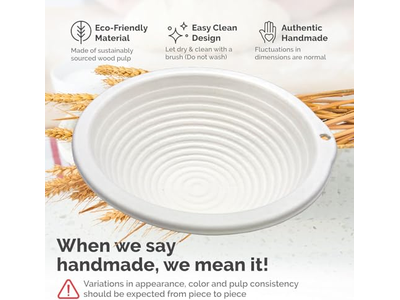 Bannetons For Sourdough Proofing Proving Basket Bread Kit 9Pcs Water Chemical