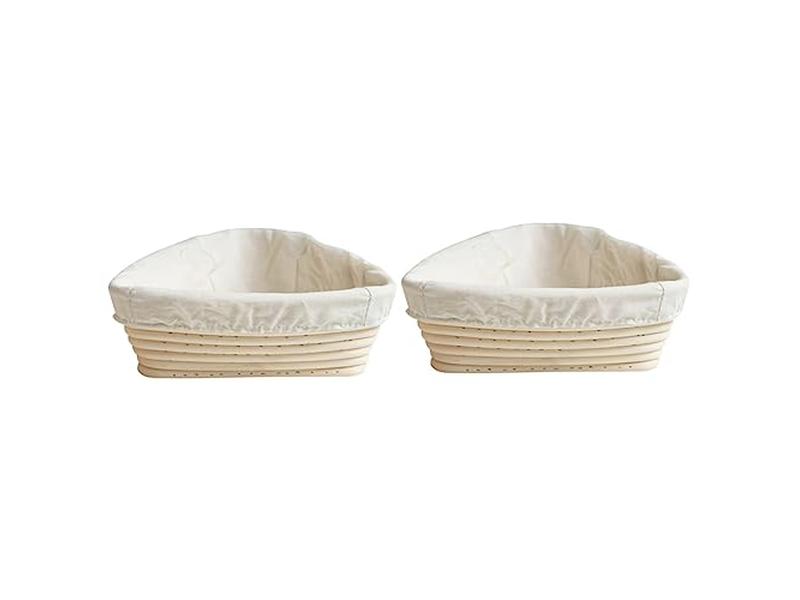 Benneton Round And Oval Proofing Basket Bread Brush Pan Scraper Couche Bowl