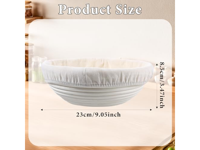 Bread Basket With Cover Proofing Proving Baskets Cloth Fermentation