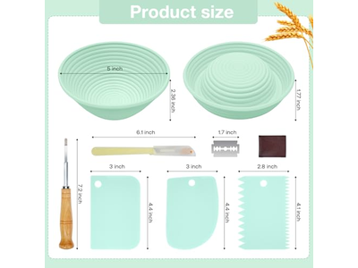 Bread Baskets For Kitchen Counter Rattan Round Serving Basket Baking Utensils