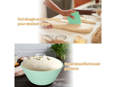 Bread Baskets For Kitchen Counter Rattan Round Serving Basket Baking Utensils