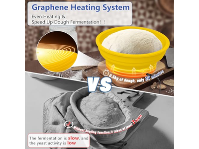 Bread Dough Bowl Triangle Banneton Attachments Fermenting Basket