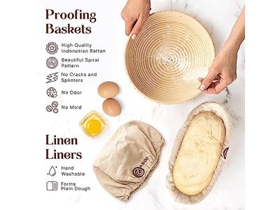 Bread Mixing Scraper Baking Dough Tool Set Plastic Baker Cloth For