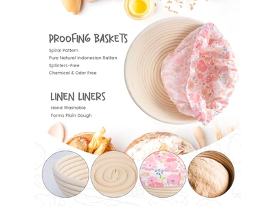 <u><a href='https://www.bannetonbasket.com'>brotform</a></u> Banneton Proofing Basket Heart Shape Bread Baskets For Making