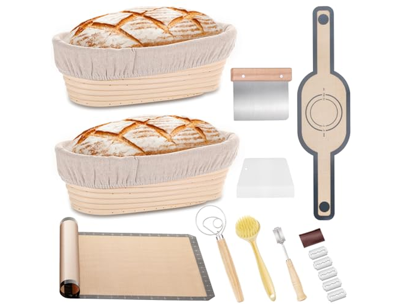 Cheap Bread Baskets Heated Basket Folding Round Sourdough Benneton Proving proofing