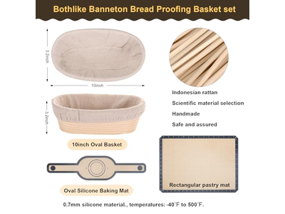 Cheap Bread Baskets Heated Basket Folding Round Sourdough Benneton Proving proofing