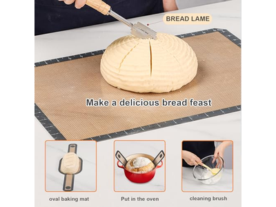 Cheap Bread Baskets Heated Basket Folding Round Sourdough Benneton Proving proofing