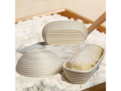 China Manufacturer Banneton Bread Proof Basket Dough Scraper Bamboo