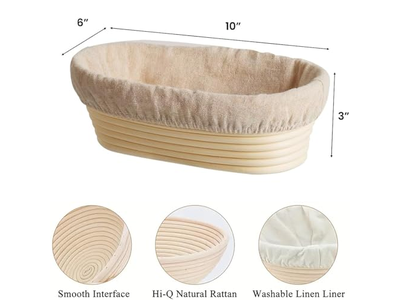 Food Grade Basket Bowl Liner Bread Fermentation Suit Sourdough Shaping