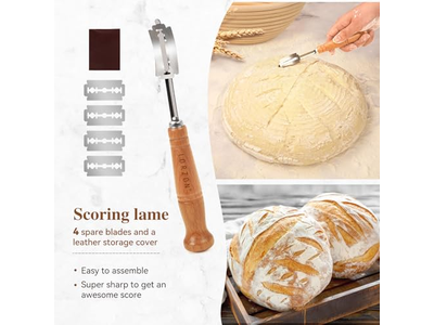 Oval Sour<u><a href='https://www.bannetonbasket.com'>dough proofing basket</a></u>s Bread Baking Bread Making Kit