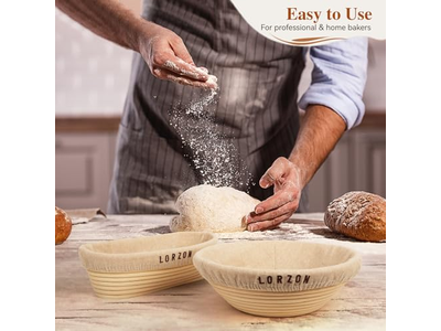 Oval Sour<u><a href='https://www.bannetonbasket.com'>dough proofing basket</a></u>s Bread Baking Bread Making Kit