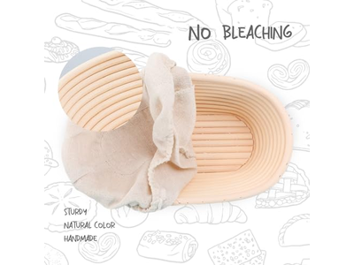 Triangle Banneton Bread Kit Sourdough Rectangle Cane Multi Size